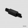 POLARIS LIGHTING 3005 BK BLACK XR-562-B BLACK STRAIGHT POWER CONNECTOR