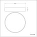 LED плафон POLARIS LIGHTING 2102-45 WH WW VENY 500 WHITE 45W 3000K IP44