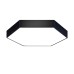 LED плафон POLARIS LIGHTING 2107-70 BK NW HEXAGON 800 BLACK 70W 4000K