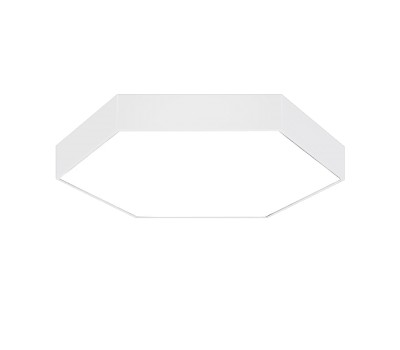 LED плафон POLARIS LIGHTING 2107-50 WH WW HEXAGON 600 WHITE 50W 3000K