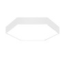 POLARIS LIGHTING 2107-50 WH WW HEXAGON 600 WHITE 50W 3000K