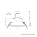 POLARIS LIGHTING 1050 WH VIVIENNE 1072 WHITE