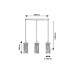 Пендел RABALUX 72153 ROXAS