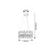 LED пендел RABALUX 72227 MABEL