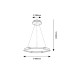 LED пендел RABALUX 72229 SINDRI