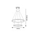LED пендел RABALUX 72259 GRETE