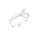 LED фасаден аплик RABALUX 77041 HULST