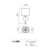 LED Аплик REDO 01-1151 CR PICCADILLY + SPW BG