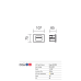 LED фасадна луна за вграждане в стена REDO OUTDOOR 9636 INNER