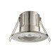 LED луна за вграждане SAXBY 73787 ShieldEco 500 IP65 SATIN NICKEL 4W 3000K