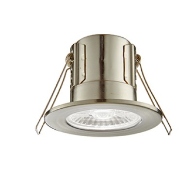 LED луна за вграждане SAXBY 74710 ShieldEco 800 IP65 SATIN NICKEL 8,5W 4000K