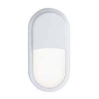 LED фасаден аплик Saxby 78620 PILLO + 78847 PILLO EYELID IP54 12W 4000K WHITE