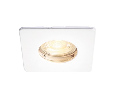 Луна за вграждане SAXBY 80244 SPECULO SQUARE IP65 WHITE