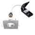 Луна за вграждане SAXBY 80245 SPECULO SQUARE IP65 SATIN NICKEL