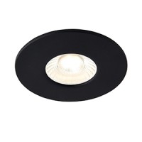 LED луна за вграждане SAXBY 90376 + 92513 Shieldpro IP65 7W CCT BLACK