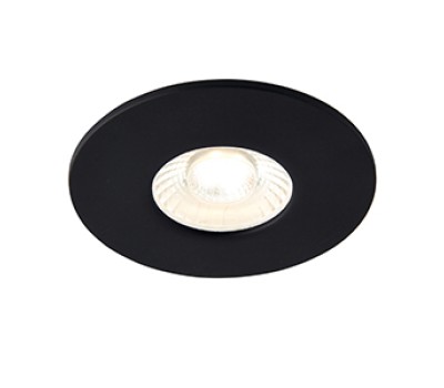 LED луна за вграждане SAXBY 90376 + 92513 Shieldpro IP65 7W CCT BLACK