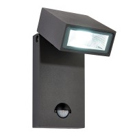 LED фасаден аплик с датчик за движение SAXBY 67686 MORTI PIR IP44 10W