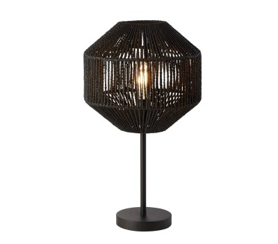 Настолна лампа SEARCHLIGHT EU11201-1BK WICKER