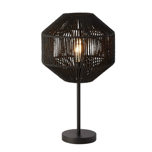 Настолна лампа SEARCHLIGHT EU11201-1BK WICKER