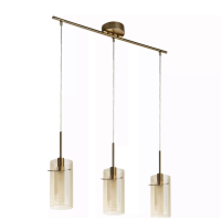 Пендел Searchlight 3303-3CP Duo 3 Bronze 3 x E14