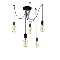 Пендел SEARCHLIGHT 9665-5BK SQUIGGLE