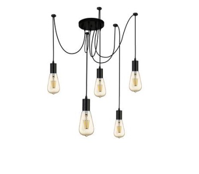 Пендел SEARCHLIGHT 9665-5BK SQUIGGLE