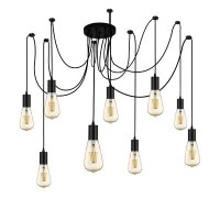  SEARCHLIGHT 9669-9BK SQUIGGLE