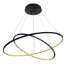 LED пeндел SLIM LIGHT DESIGN SLD/000010/4000/B CIRCLE INSIDE DOUBLE 53W 4000K BLACK