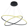 LED пeндел SLIM LIGHT DESIGN SLD/000063/4000/B CIRCLE OUTSIDE DOUBLE 71W 4000K BLACK