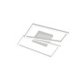 SMARTER 01-3537 SLASH PL LED 30W CCT 3000/4000/6000K SWH