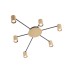 Плафон SMARTER 01-4051 NOA BK/GD
