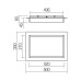 SMARTER 05-975 PERIMETRO PL LED 36W CCT 3000/4000K/6500K MGD