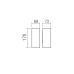 LED фасаден аплик SMARTER 90636 SONNY AP LED 2х5W IP54 2700K-4000K DG