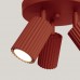 Спот SOLLUX SL.1639 KARBON RED OCHRE ROUND 3 x GU10