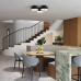 Ceiling lamp SOLLUX SL.1678 OMIQ BLACK 4 x E27 Ceiling lamp SOLLUX SL.1678 OMIQ BLACK 4 x E27