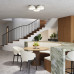 Ceiling lamp SOLLUX SL.1679 OMIQ BEIGE 4 x E27 Ceiling lamp SOLLUX SL.1679 OMIQ BEIGE 4 x E27