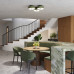 Ceiling lamp SOLLUX SL.1680 OMIQ OLIVE GREEN 4 x E27