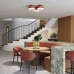Ceiling lamp SOLLUX SL.1681 OMIQ RED OCHRE 4 x E27