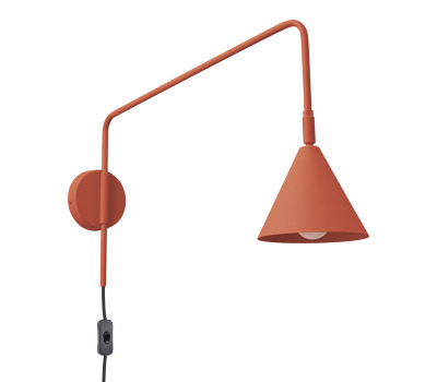 Wall lamp SOLLUX SL.1701 NOX RED OCHRE 1 x E14