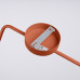 Wall lamp SOLLUX SL.1701 NOX RED OCHRE 1 x E14