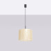 Pendant lamp SOLLUX SL.1850 NEVIA MARBLE BEIGE / BLACK 1 x E27