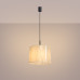 Pendant lamp SOLLUX SL.1850 NEVIA MARBLE BEIGE / BLACK 1 x E27