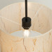Pendant lamp SOLLUX SL.1850 NEVIA MARBLE BEIGE / BLACK 1 x E27