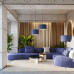 Pendant lamp SOLLUX SL.1851 NEVIA NAVY / BLACK 1 x E27
