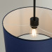 Pendant lamp SOLLUX SL.1851 NEVIA NAVY / BLACK 1 x E27