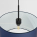 Pendant lamp SOLLUX SL.1851 NEVIA NAVY / BLACK 1 x E27