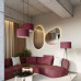 Пендел SOLLUX SL.1852 NEVIA BURGUNDY / BLACK 1 x E27
