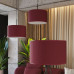 Пендел SOLLUX SL.1852 NEVIA BURGUNDY / BLACK 1 x E27