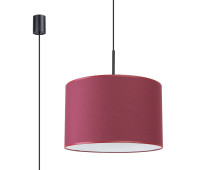 Pendant lamp SOLLUX SL.1852 NEVIA BURGUNDY / BLACK 1 x E27 Pendant lamp SOLLUX SL.1852 NEVIA BURGUNDY / BLACK 1 x E27
