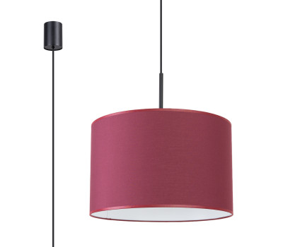 Пендел SOLLUX SL.1852 NEVIA BURGUNDY / BLACK 1 x E27